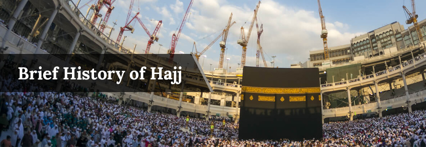 Brief History Of Hajj in islam. Banner History Of Hajj in islam.
