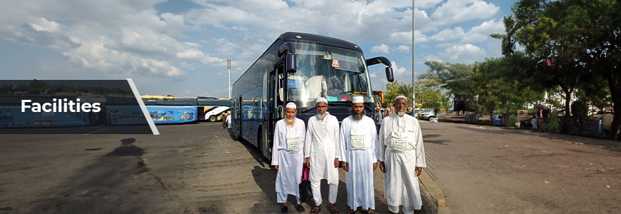 Demandable facilities for pilgrims Hajj and umrah package facilities