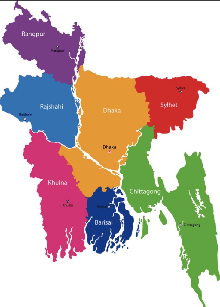 Service area map of Holy Hajj & Umrah Bangladesh Service